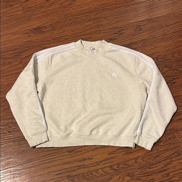 adidas Tops - Adidas women’s Off-White Crewneck Sweater